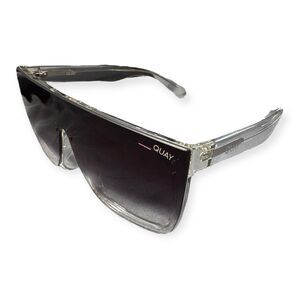 QUAY After Hours Sunglasses Black Tortoise Combo Frame Grey Gradient Fade Lenses QUAY After Hours 51mm Square Sunglasses | Nordstrom main image 2